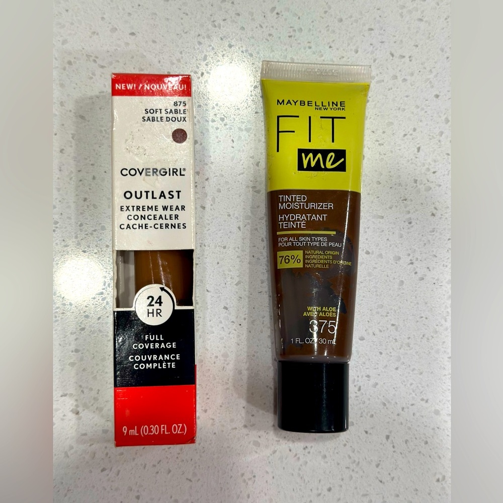 Maybelline and covergirl
